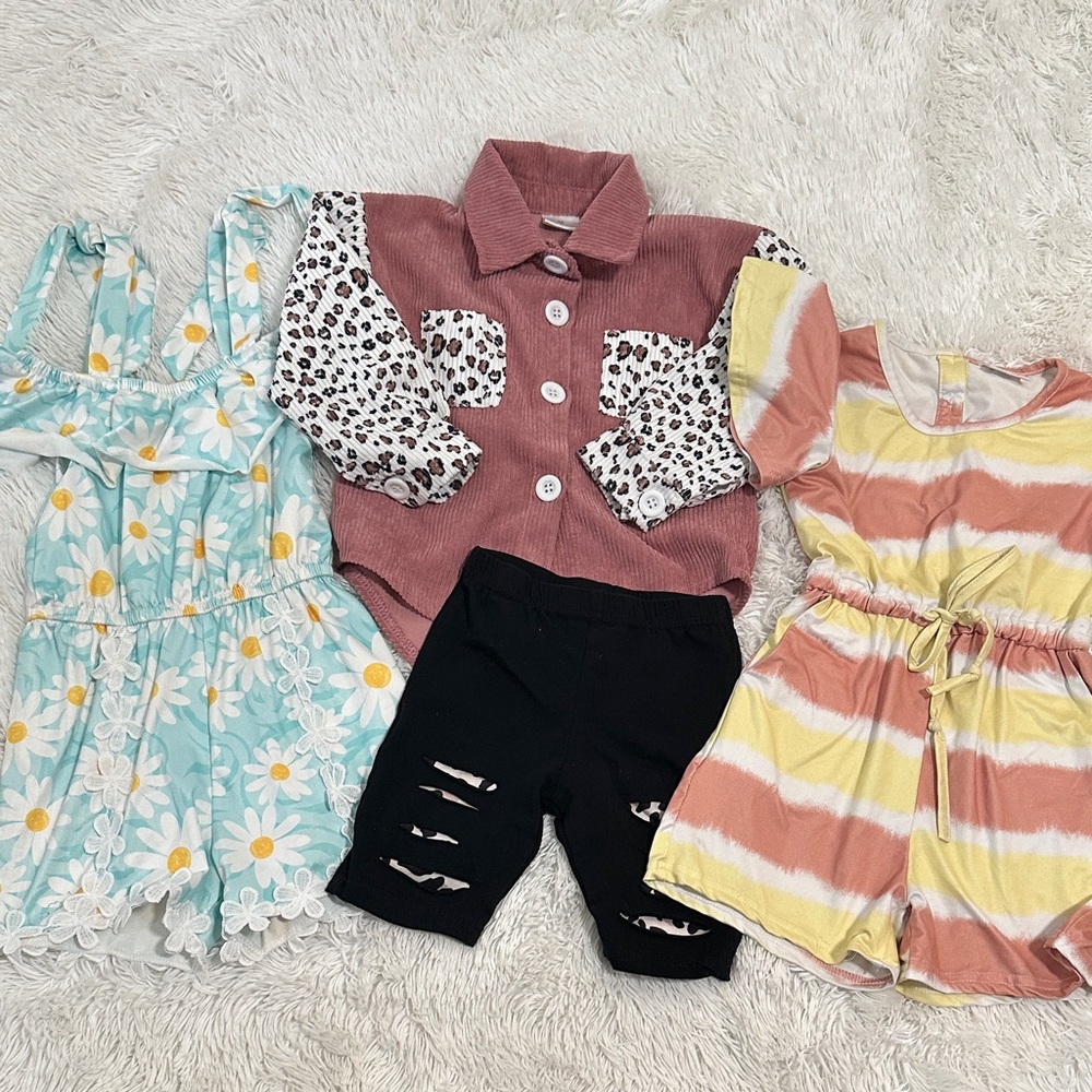 🦆 Sparkle In Pink Bundle Size M (4T)
